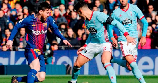 فيديو.. سيلتا فيجو يتقدم وميسى يتعادل لبرشلونة بعد دقيقتين