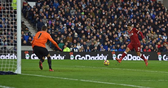 شاهد.. محمد صلاح يساهم فى تفوق ليفربول على برايتون بالشوط الأول
