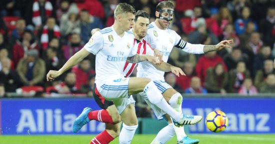فيديو.. شوط سلبى بين ريال مدريد وبلباو فى الدورى الإسبانى