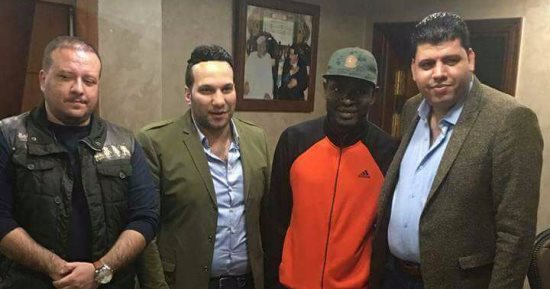 المصرى ينهى أزمة مستحقات النيجيري بوبا منسواه
