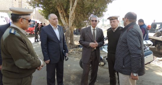 مدير أمن المنيا يتفقد المنشآت الشرطية