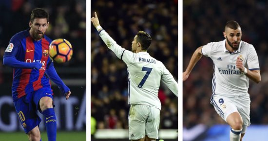 ميسي يتزعم هدافى مجموعات دورى أبطال أوروبا.. ورونالدو وصيفاً