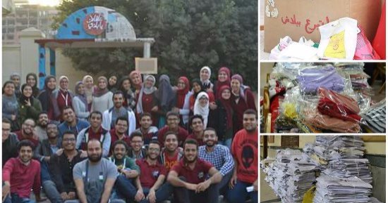 "روبابيكيا" مشروع شباب هندسة عين شمس لتنمية عزبة أبو قرن بالورق والهدوم القديمة