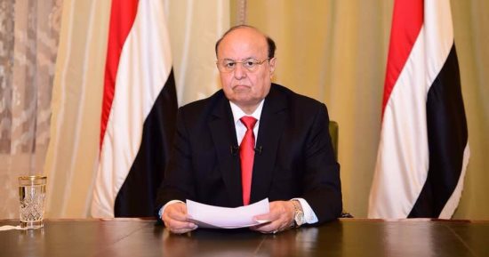 عبدربه منصور هادى: بريطانيا تدعم شرعية اليمن فى المحافل الدولية