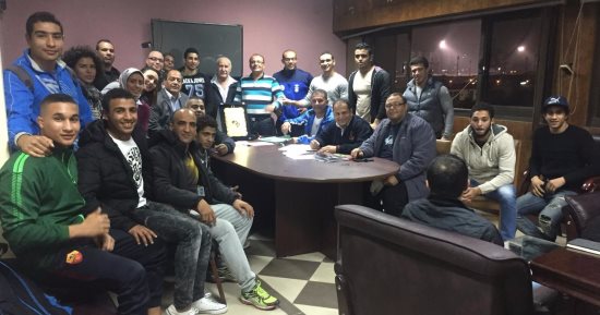المصارعة يجتمع بلاعبى المنتخب والجهاز الفنى لبحث أسباب هروب اللاعبين