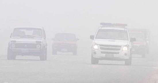 المرور تغلق طريق الإسكندرية الصحراوى بسبب ظهور شبورة كثيفة منعا للحوادث