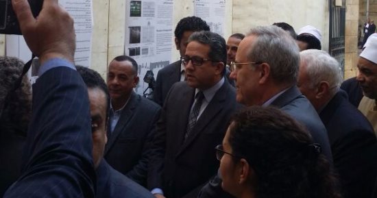 وزير الآثار: هبوط أرضية مسجد الإمام الشافعى كشف عن جبانة أثرية