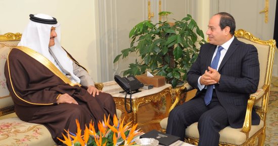 السيسي يؤكد لمسئول سعودى اعتزاز مصر بالعلاقات الوثيقة مع المملكة