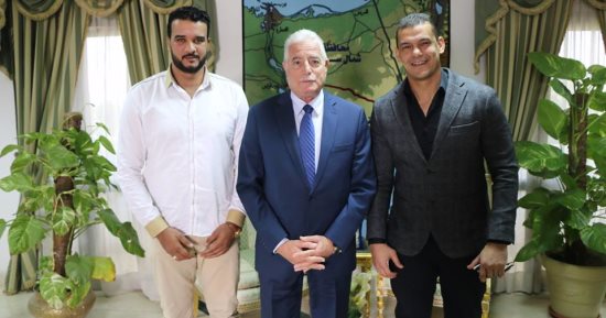 محافظ جنوب سيناء يلتقى عبد الواحد السيد ويعلن دعمه لنادى المحافظة