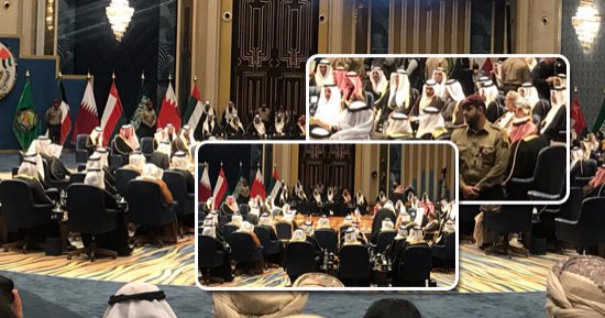 القمة الخليجية الـ38.. تميم يحضر وسط غياب ملحوظ لمعظم القادة الخليجيين ومظاهر المقاطعة.. أمير الكويت يوجه رسائل قوية: إيران تخالف قواعد حسن الجوار واحترام سيادة الدول.. وخطر الإرهاب لازال يهدد استقرار العالم
