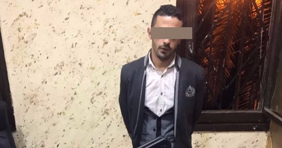 ضبط صاحب بنزينة بحوزته بندقية ألية مسروقة من أحد الأقسام بالقليوبية