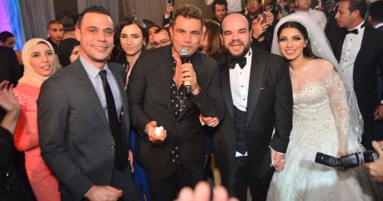صور..عمرو دياب يحيى حفل زفاف محمد عبد الرحمن نجم مسرح مصر بحضور نجوم الفن