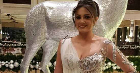 شاهد.. بشرى تتألق فى افتتاح مهرجان دبى السينمائى الدولى