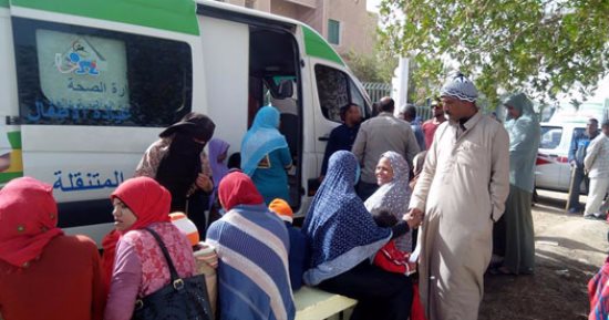 الصحة: قافلة طبية مجانية للحماية من روماتيزم القلب بحى الأسمرات