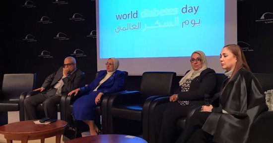 صور .."كلية الطب " تحتفل باليوم العالمى للسكر بمكتبة الإسكندرية بحضور الفنانة شرين