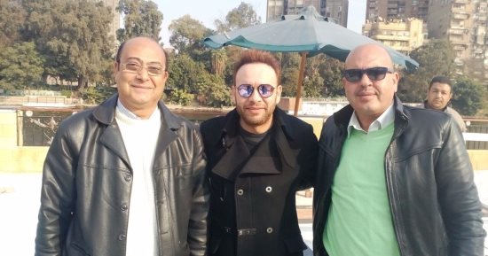 مصطفى قمر يزور نادى الزمالك النهرى