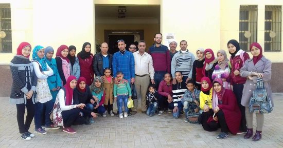 صور.. جولة للطلبة داخل متحف ملوى لرفع الوعى الأثرى
