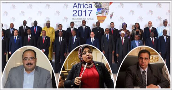 كيف تنفتح مصر على إفريقيا؟ نواب: السيسى يسعى لدمج العلاقات ومؤتمر الكوميسا بوابة الانفتاح.. التداخل بالعمق الإفريقى يحقق طفرة اقتصادية للقارة السمراء.. ومنتدى أفريقيا 2017 تعميق للشراكة مع الأشقاء الأفارقة
