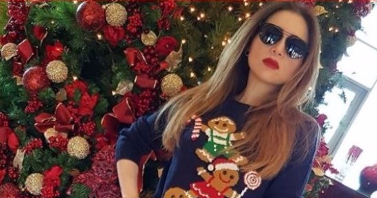 مى عز الدين تحتفل بالكريسماس عبر إنستجرام