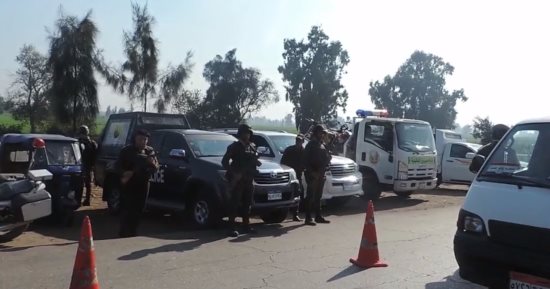 مدير أمن الدقهلية يترأس حملة مرورية بالطرق السريعة