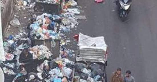 شكوى من تراكم القمامة بشارع محطة شدس فى محافظة الإسكندرية