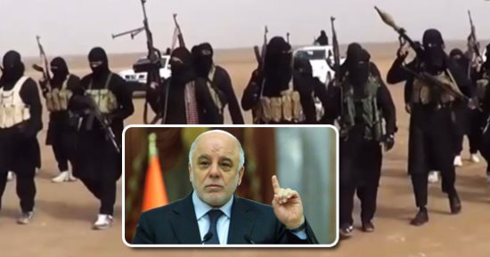 حيدر العبادى يحضر استعراضا عسكريا ابتهاجا بالنصر على داعش.. رئيس وزراء العراق يعلن تحرير البلاد من قبضة التنظيم الإرهابى.. ويؤكد: حصر السلاح بيد الدولة وعلى السياسيين تجنب الخطاب التحريضى الطائفى