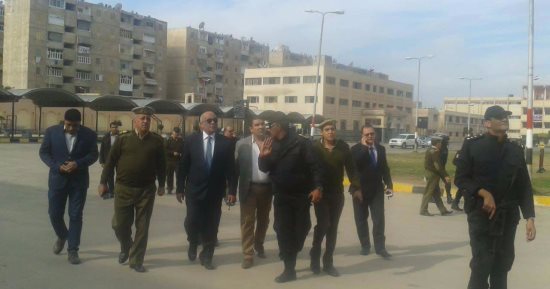 صور ..مدير أمن البحيرة يتفقد الخدمات الأمنية بدمنهور