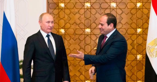 بوتين يطلع السيسى على تفاصيل لقائه مع الأسد