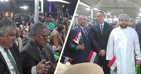 صور.. "اليوم السابع" يرصد مظاهر احتفال العراق بالنصر على داعش.. حيدر العبادى يشهد استعراضا عسكريا بساحة الاحتفالات.. ومسيرات بالأعلام للمواطنين بشوارع بغداد.. والصحفيون العرب يشاركون أشقائهم الانتصار