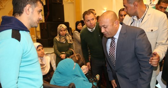 محافظ المنوفية يشهد فعاليات الإحتفال باليوم العالمى لذوى الإعاقة بشبين الكوم 