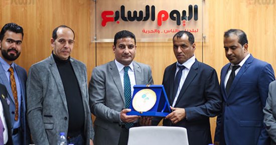 بالصور.. وفد جمعية الصحفيين العمانية يزور مقر "اليوم السابع" ويبدى إعجابه بآليات العمل