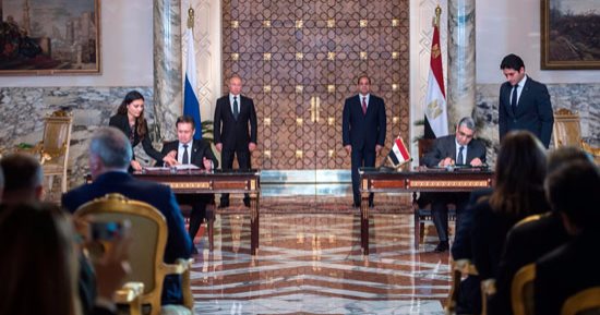 فلاديمير بوتين: نولى اهتماما كبيرا لعلاقات الصداقة مع مصر (صور)