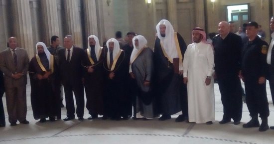 رئيس محكمة النقض يستقبل وفدا قضائيا سعوديا رفيع المستوى