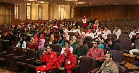 صور .. طب المنوفية تحتفل باليوم العالمى للتطوع
