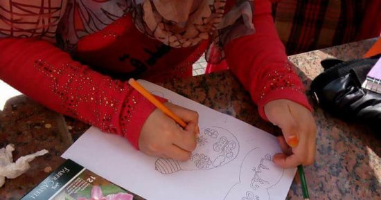 صور.. مسابقات فنية لطلبة كلية التربية بالمنوفية