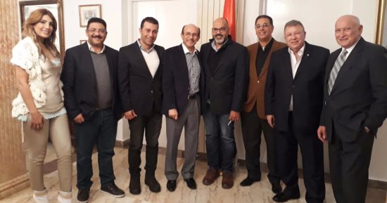 صور.. مأدبة عشاء فى بيت السفير نبيل حبشى على شرف محمد صبحى بتونس