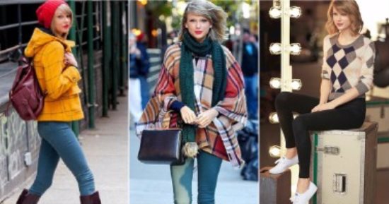 أزياء تايلور سويفت من موديلات الـStreet Style مناسبة للفتاة الجامعية