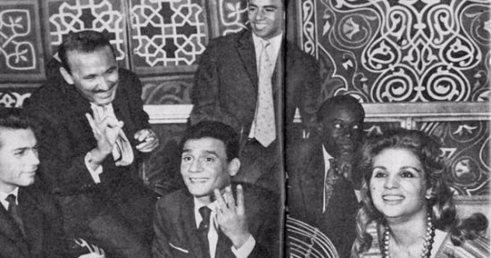 فريد الأطرش يحتفل بفوز الزمالك عام 1960والعندليب يحتفى بنجاح الأهلى 1961