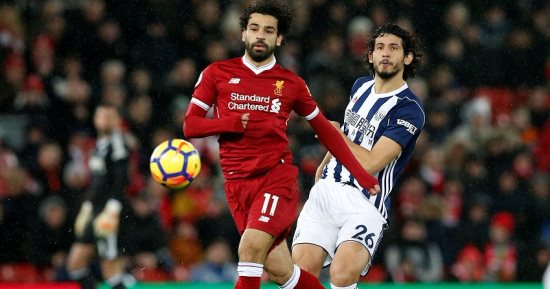 محمد صلاح يقود ليفربول أمام وست بروميتش المتسلح بـ"حجازى"