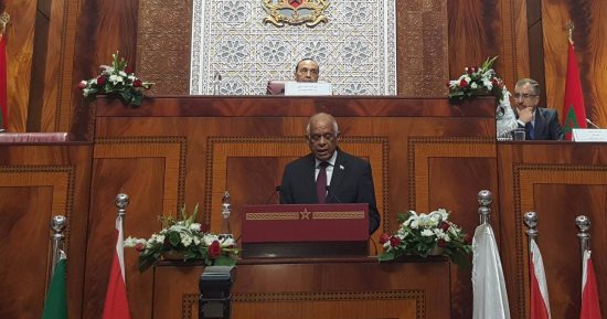 على عبد العال أمام البرلمان العربى: نتضامن مع الشعب الفلسطينى ونرفض قرار ترامب