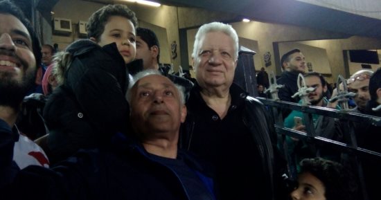 مرتضى منصور يحضر أول مباراة بعد انتخابات الزمالك أمام الإسماعيلى