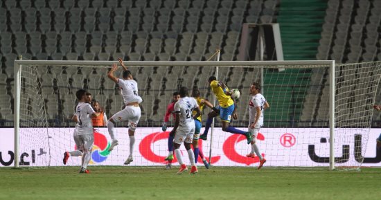 فيديو.. كالديرون يهدد مرمى الزمالك فى محاولة لإحراز أول أهداف اللقاء
