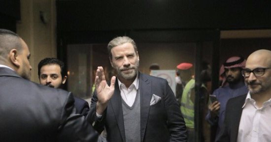 فيديو وصور.. جون ترافولتا فى الرياض.. ومغردون: نورت يا زعيم هوليوود
