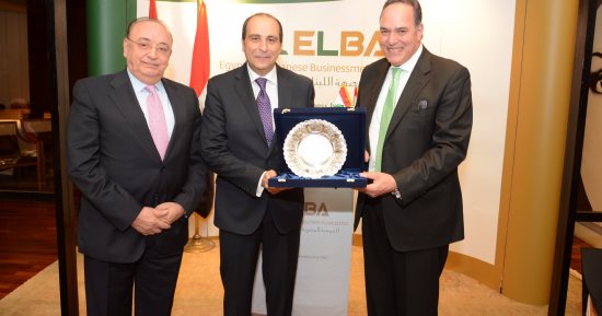 "المصرية اللبنانية" لرجال الأعمال تكرم جهود السفير اللبنانى أنطوان عزام