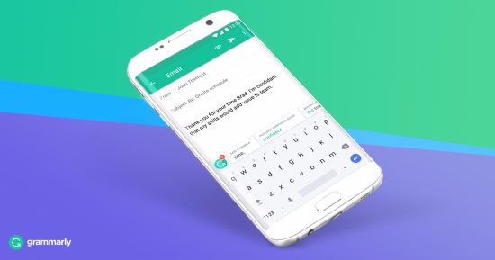 تطبيق لوحة مفاتيح Grammarly متاح الآن على منصة أندرويد