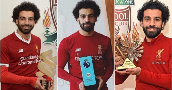 محمد صلاح يعيش أفضل فترة فى مسيرته الكروية.. 4 جوائز × 5 أيام
