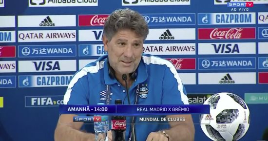 مدرب جريميو قبل مواجهة ريال مدريد: كنت لاعبا أفضل من رونالدو