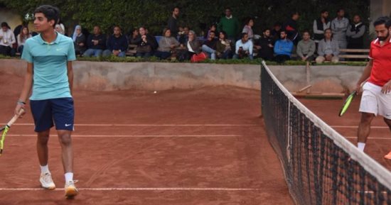 بالصور.. الصيد يتوج ببطولة الدورى فى التنس بعد الفوز على الجزيرة 