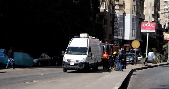 التحفظ على كاميرات المراقبة بمحيط العثور على عبوتين ناسفتين بشارع السودان