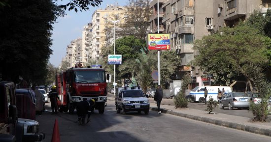 السيطرة على حريق مخزن بجوار محكمة الأسرة فى البدرشين دون إصابات 